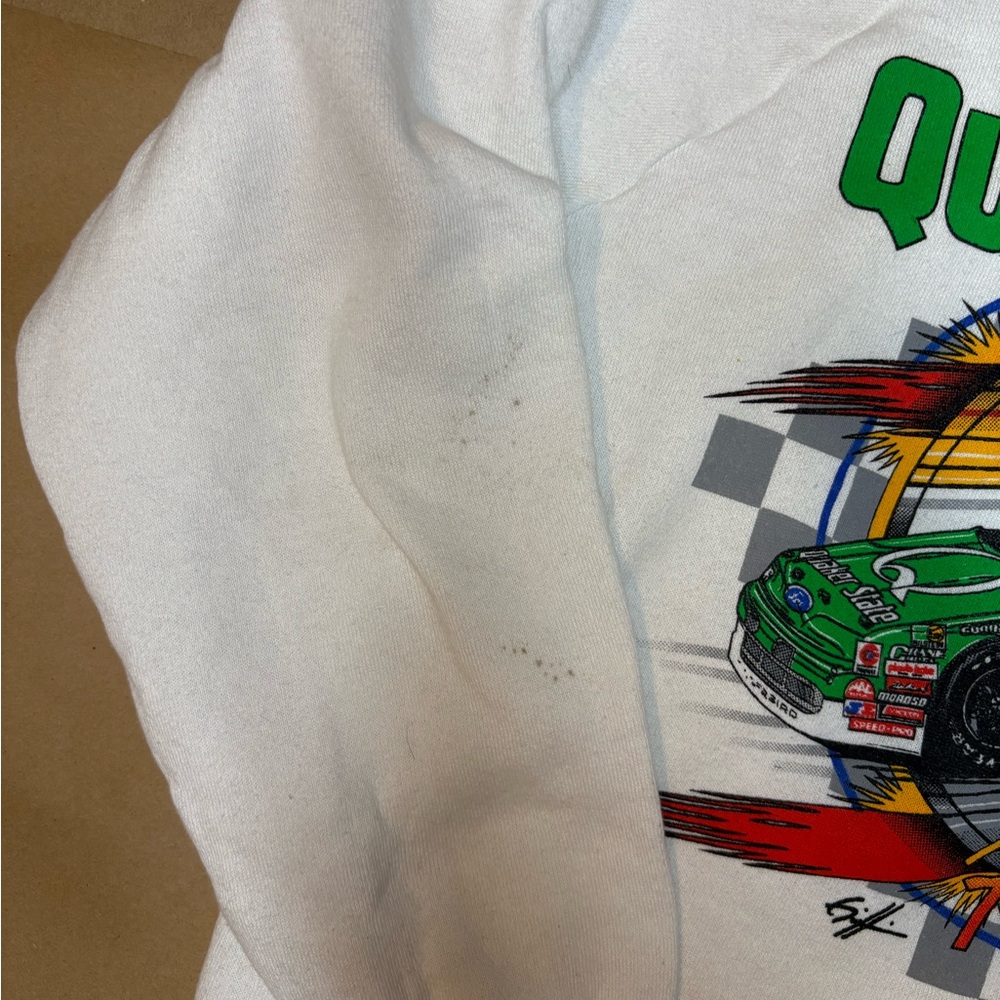 White Racing Sweater - Picture 3 of 4